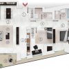 Apartament 3 camere, vedere spate, et 8/10, Complex 102 The Address, Comision 0%