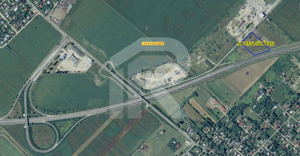 Teren Intravilan 10000 mp Lehliu-Gara Calarasi Autostrada Soarelui km 60