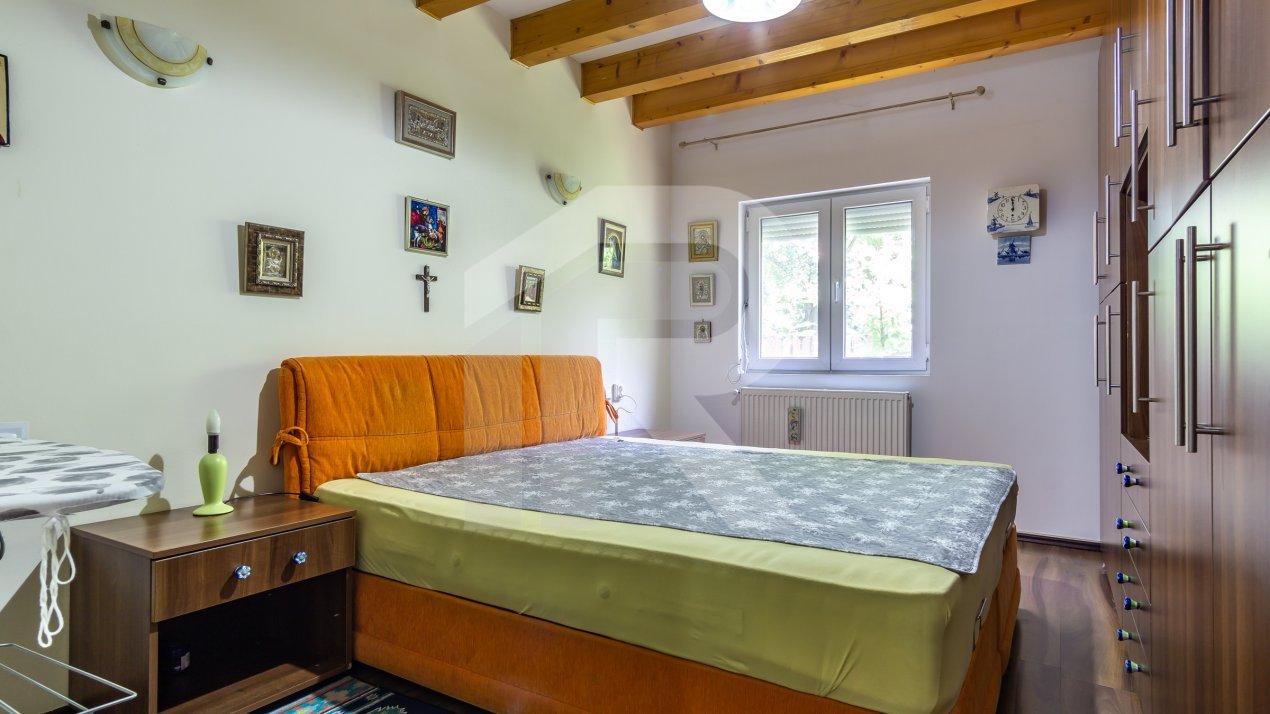 Casa PERFECTA de lemn, toate utilitatile, gradina superba, Branesti - Pasarea