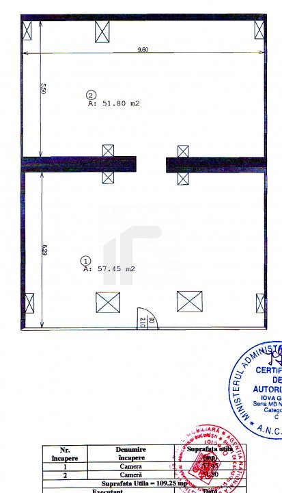 Spatiu comercial stradal, Turda 98, 2 intrari, 109 mp cu vitrina 10 m, centrala