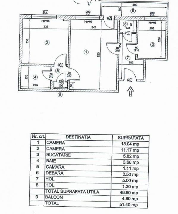 Apartament 2 camere Calea Grivitei