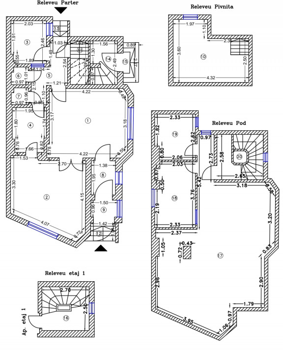 Casa individuala S+P+1E+Pod 280 mp LOT 475 mp P-ta Muncii, str.Agricultori