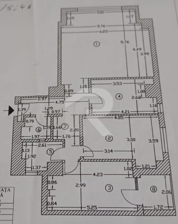 Apartament lux 3 camere+parcare Piata Alba Iulia