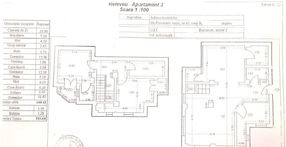 Duplex P+1 Bucur Obor