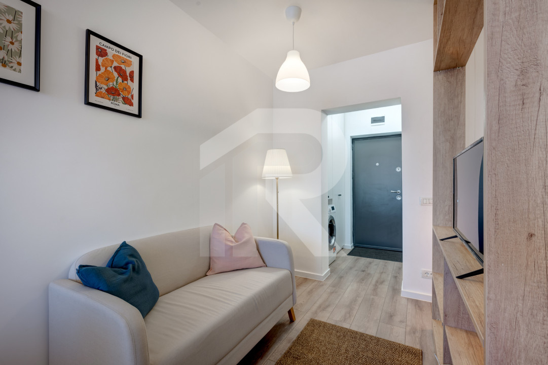 Garsoniera Turnu Măgurele etaj 6/9, mobilata-utilata, prima închiriere