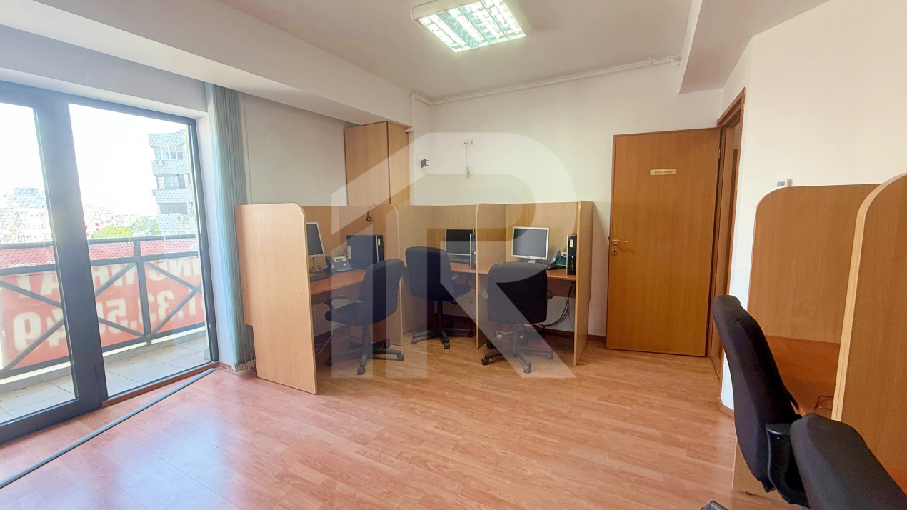 Spatiu birouri zona Mihalache - Turda in imobil mixt, 4 camere, 155 mp, 8 eur/mp