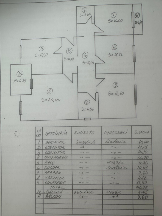 1 DECEMBRIE, 4 CAMERE 98 MP, LOT 22 MP PARCARE!