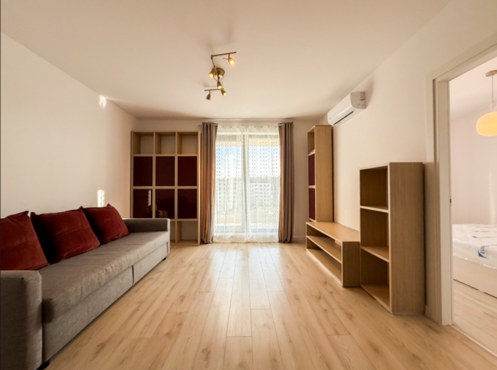 Greenfield – studio 50 mp, complet mobilat și utilat de inchiriere