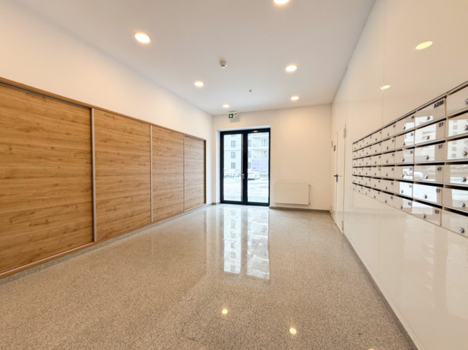 Greenfield – studio 50 mp, complet mobilat și utilat de inchiriere