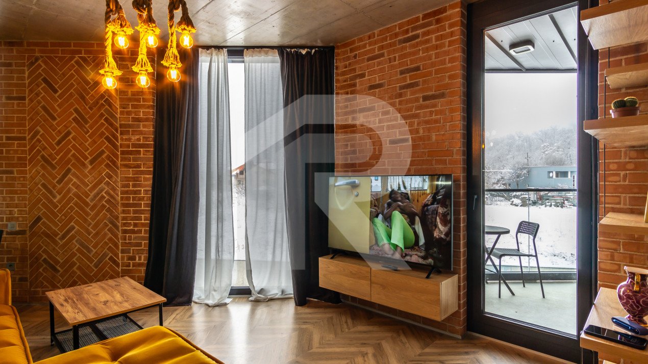 2 camere complet mobilat si utilat, parcare subterana, incalzire in pardoseala