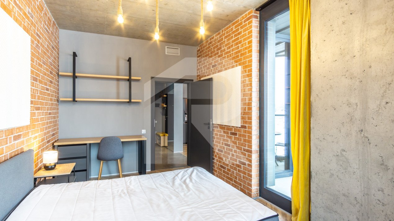 2 camere complet mobilat si utilat, parcare subterana, incalzire in pardoseala