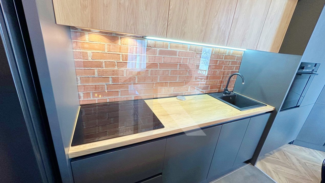 2 camere complet mobilat si utilat, parcare subterana, incalzire in pardoseala