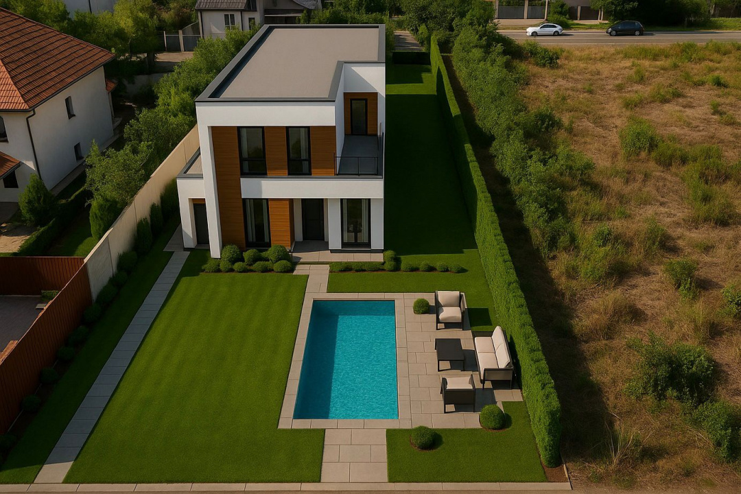 Straulesti, Kaufland. Lot de casa 400 mp.