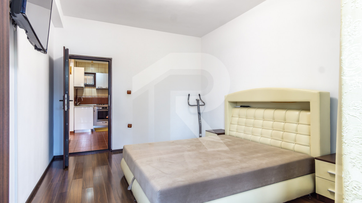 2 cam imobil nou Domenii/1 Mai, CENTRALA PROPRIE, complet mobilat/utilat, etaj 1