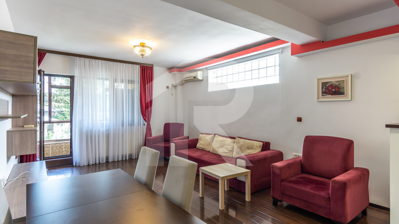 2 cam imobil nou Domenii/1 Mai, CENTRALA PROPRIE, complet mobilat/utilat, etaj 1