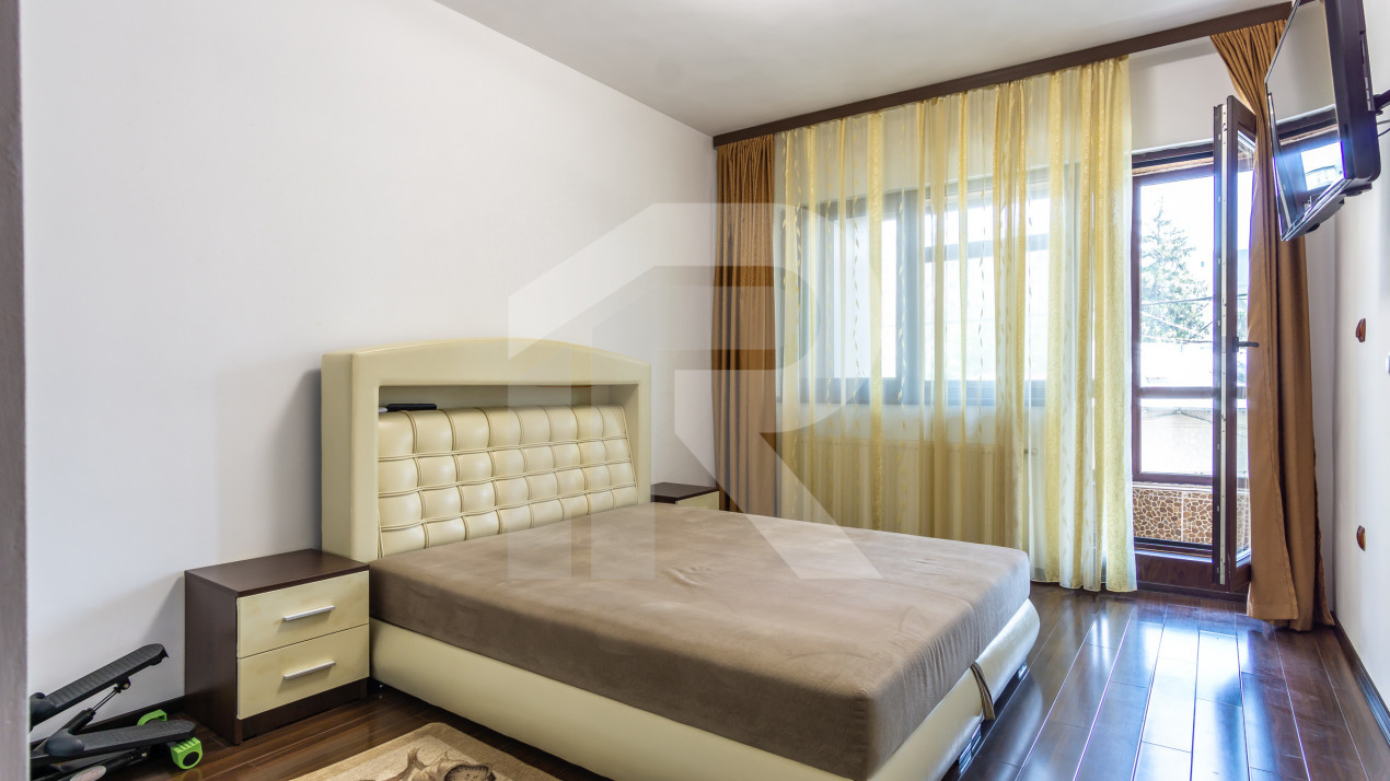 2 cam imobil nou Domenii/1 Mai, CENTRALA PROPRIE, complet mobilat/utilat, etaj 1