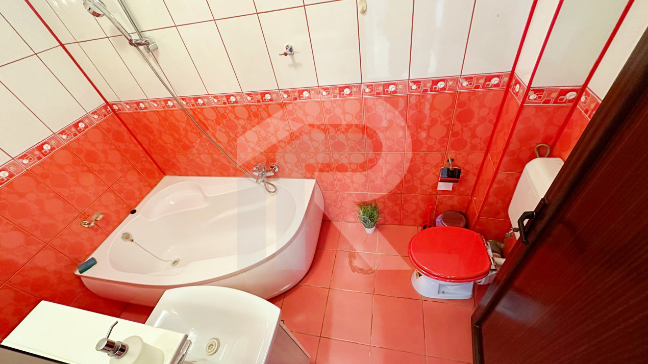 2 cam imobil nou Domenii/1 Mai, CENTRALA PROPRIE, complet mobilat/utilat, etaj 1