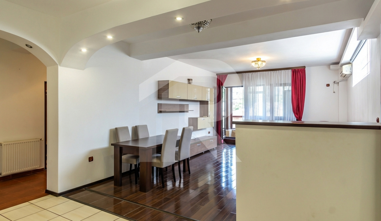 2 cam imobil nou Domenii/1 Mai, CENTRALA PROPRIE, complet mobilat/utilat, etaj 1