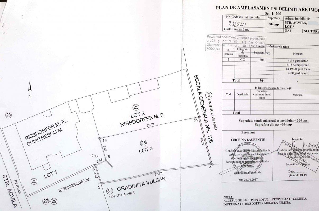 Apartament 2 cam. in vila Marriott 85mp, curte comuna 402mp, curte proprie 304mp