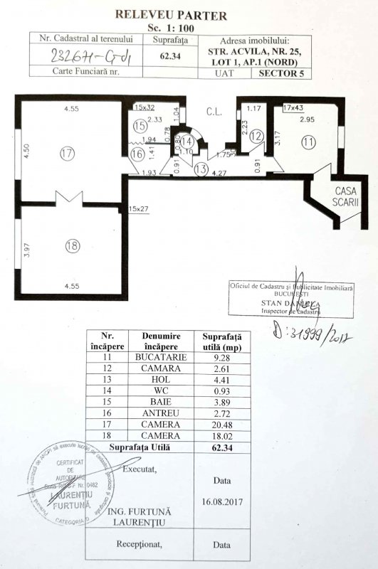 Apartament 2 cam. in vila Marriott 85mp, curte comuna 402mp, curte proprie 304mp