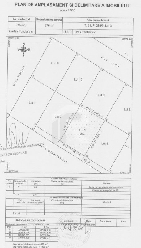 Ultimele loturi teren constructie case Pantelimon 411, 368, 376, 380 mp, ocazie