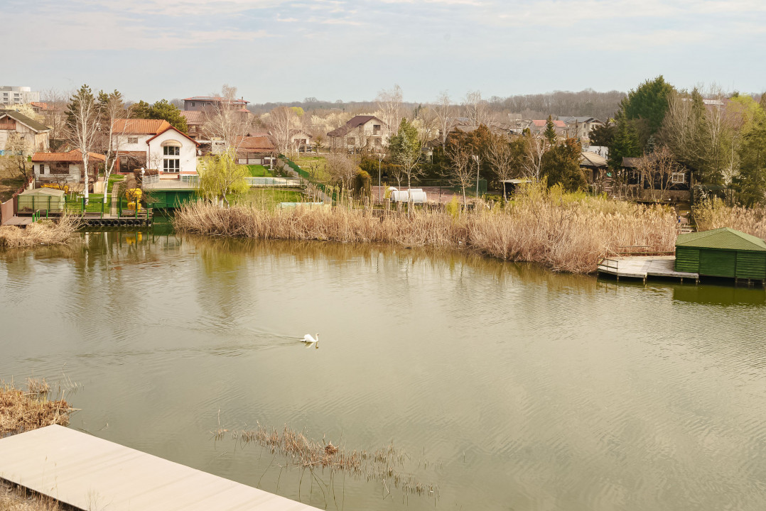 Casa Snagov Ghermanesti complet echipata cu deschidere 40m LAC SNAGOV