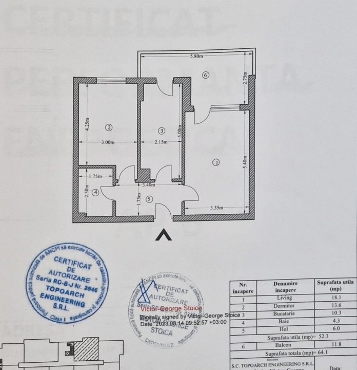 2 camere | Prima inchiriere | Totul nou